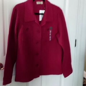 NWT Cabela's Raspberry Waffle Jacket
